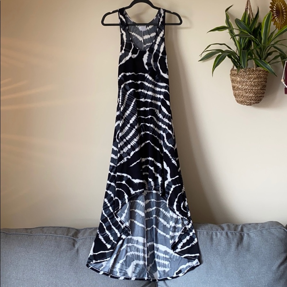 Tie Dye High Low Dress